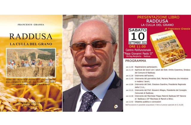 Si presenta a Raddusa il nuovo libro del giornalista Francesco Grassia, alle 11 del 10 settembre, al Centro Papa Giovanni Paolo II° 